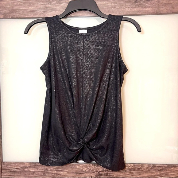 More Than Magic Girls Twist Front Metallic Effect Tank Top Size Large (10/12) - Picture 1 of 5